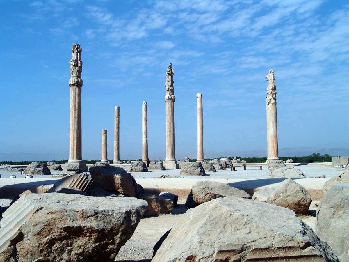 apadana palace persepolis iran