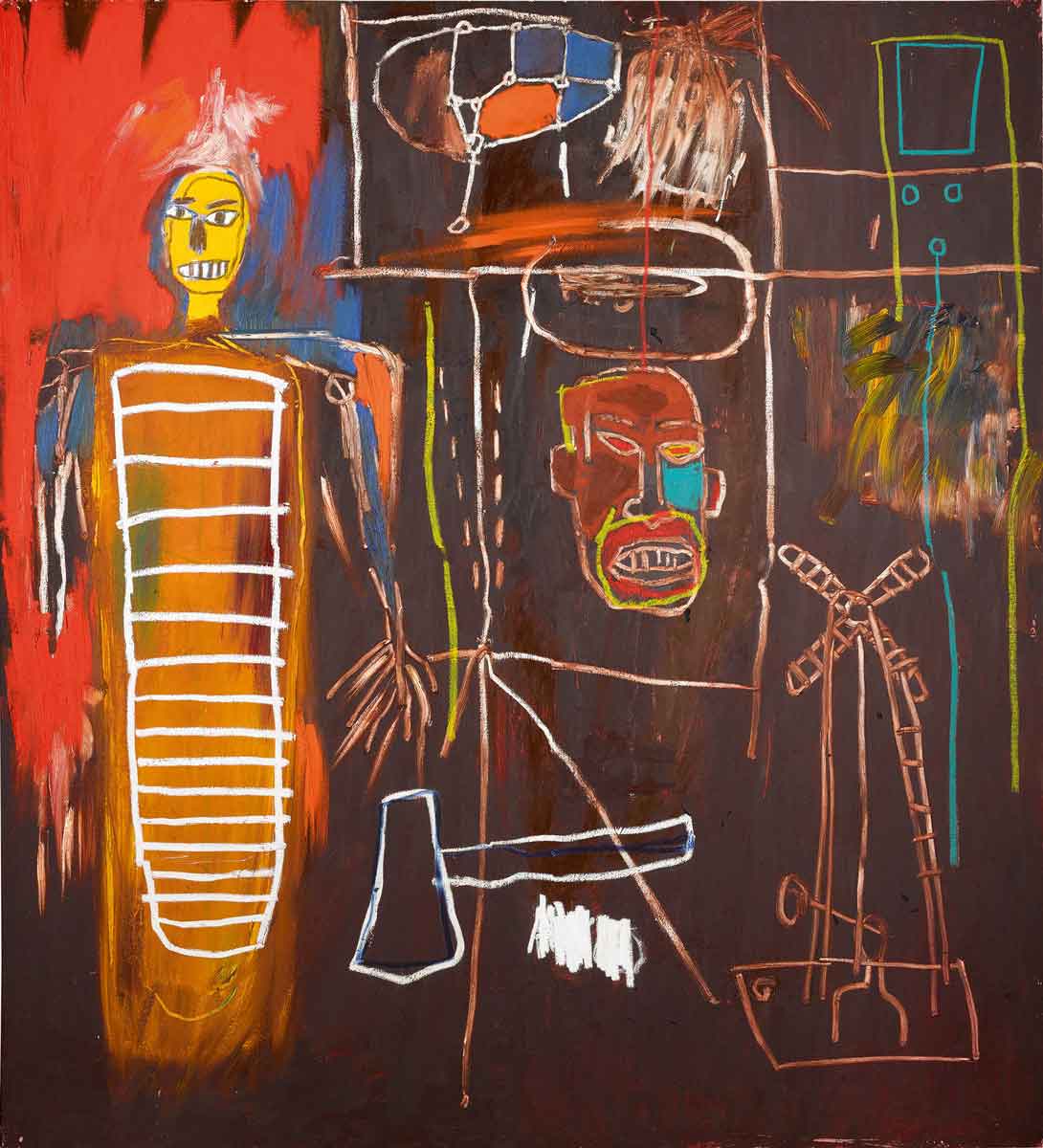 art collectors basquiat air power painting
