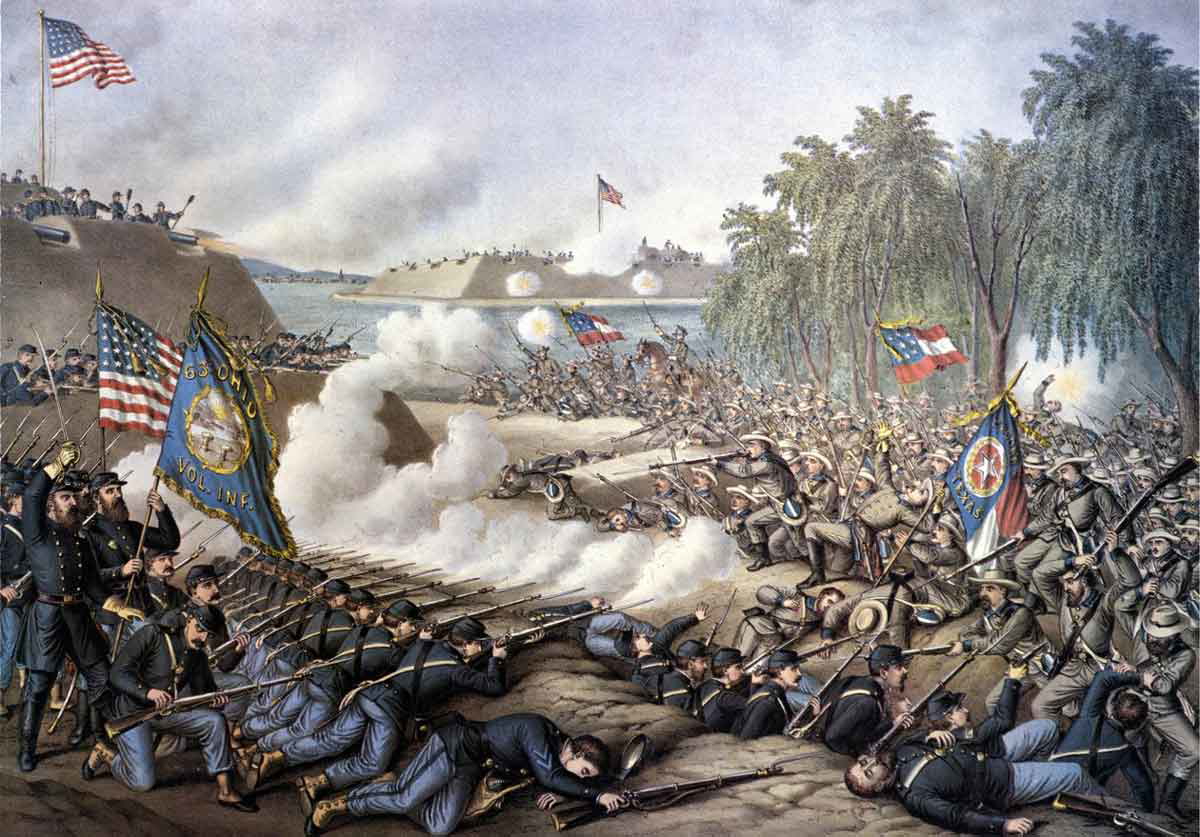 battle of corinth painting