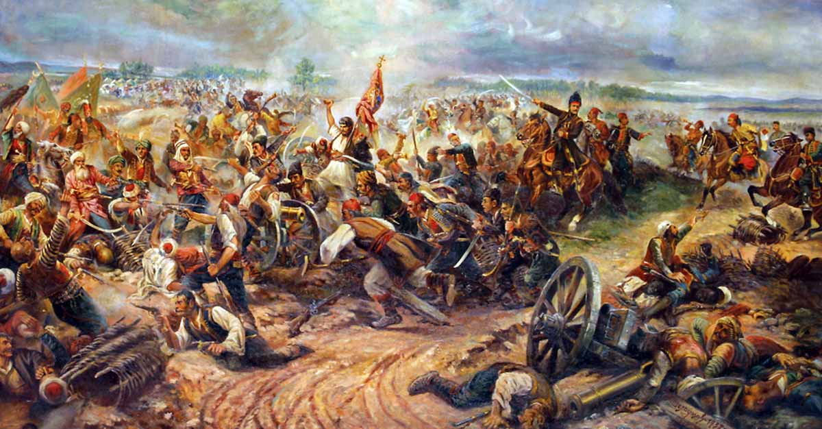 battle of mišar painting