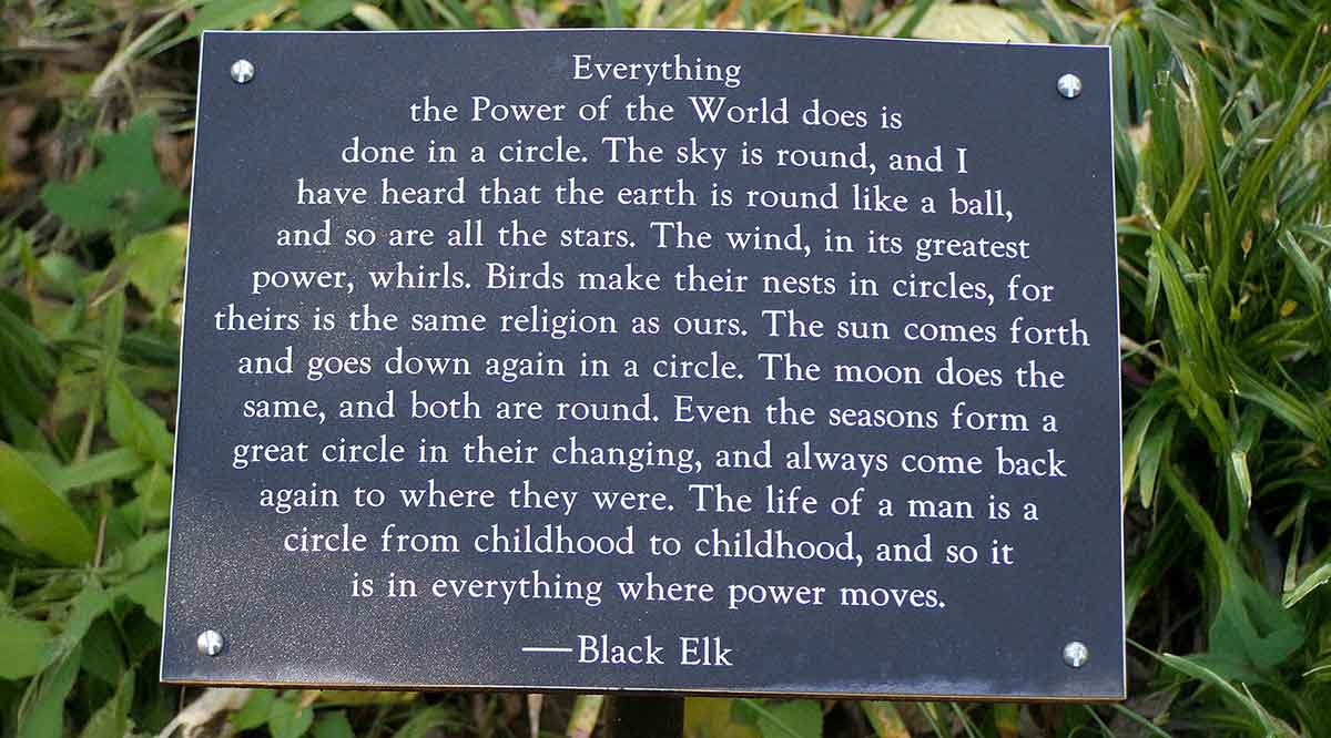 black elk quote sign