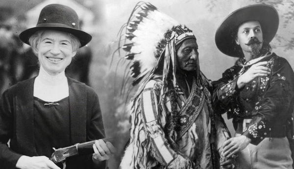 Annie Oakley, Sitting Bull, and Buffalo Bill