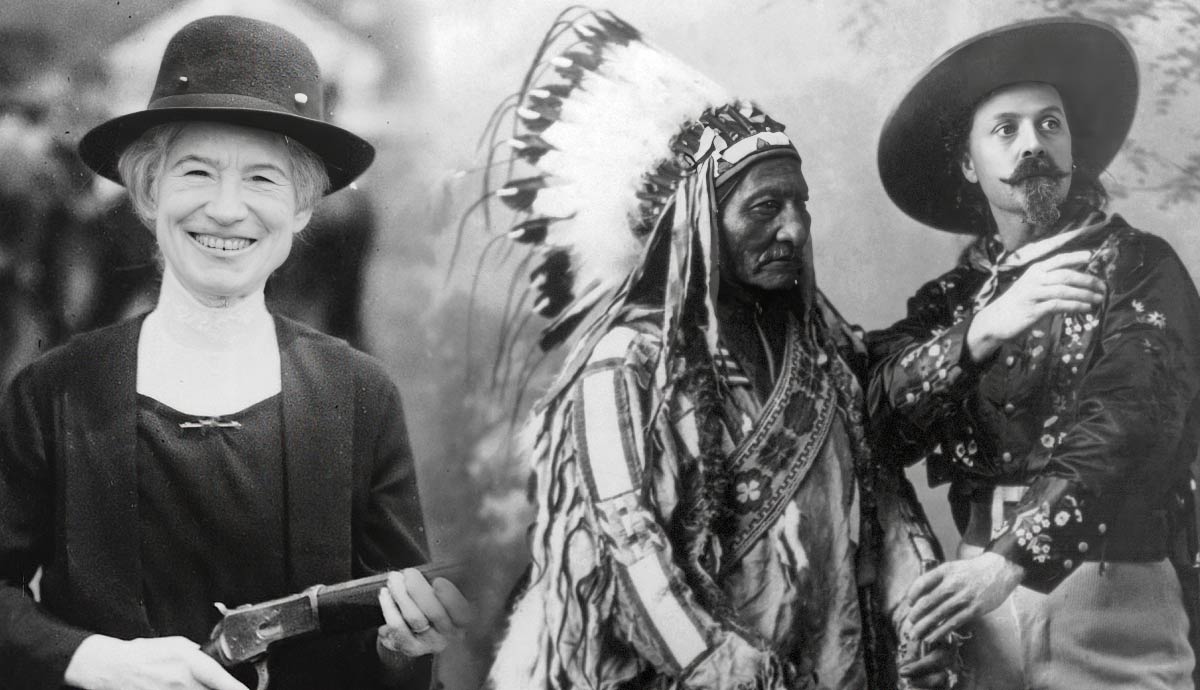 Annie Oakley, Sitting Bull, and Buffalo Bill
