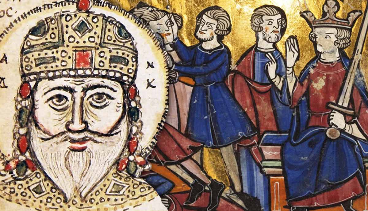 Andronikos I Komnenos medieval manuscript scenes