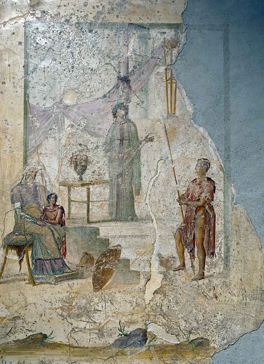 cassandra priam hector paris depiction naples 25 ce naples
