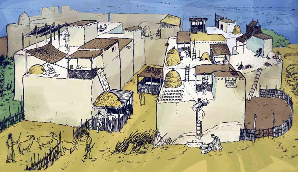 catalhoyuk buildings houses