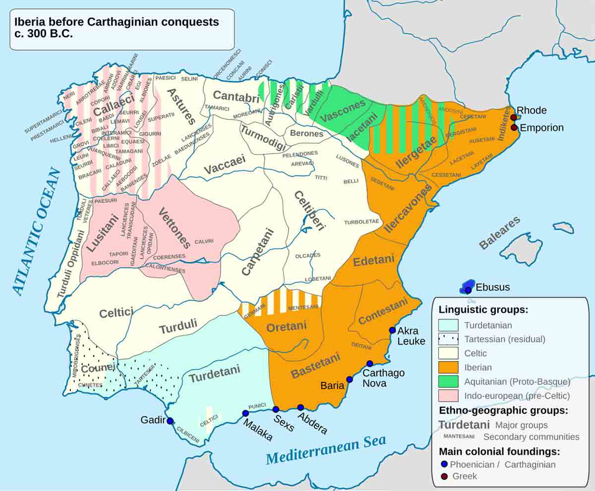 celts in portugal map