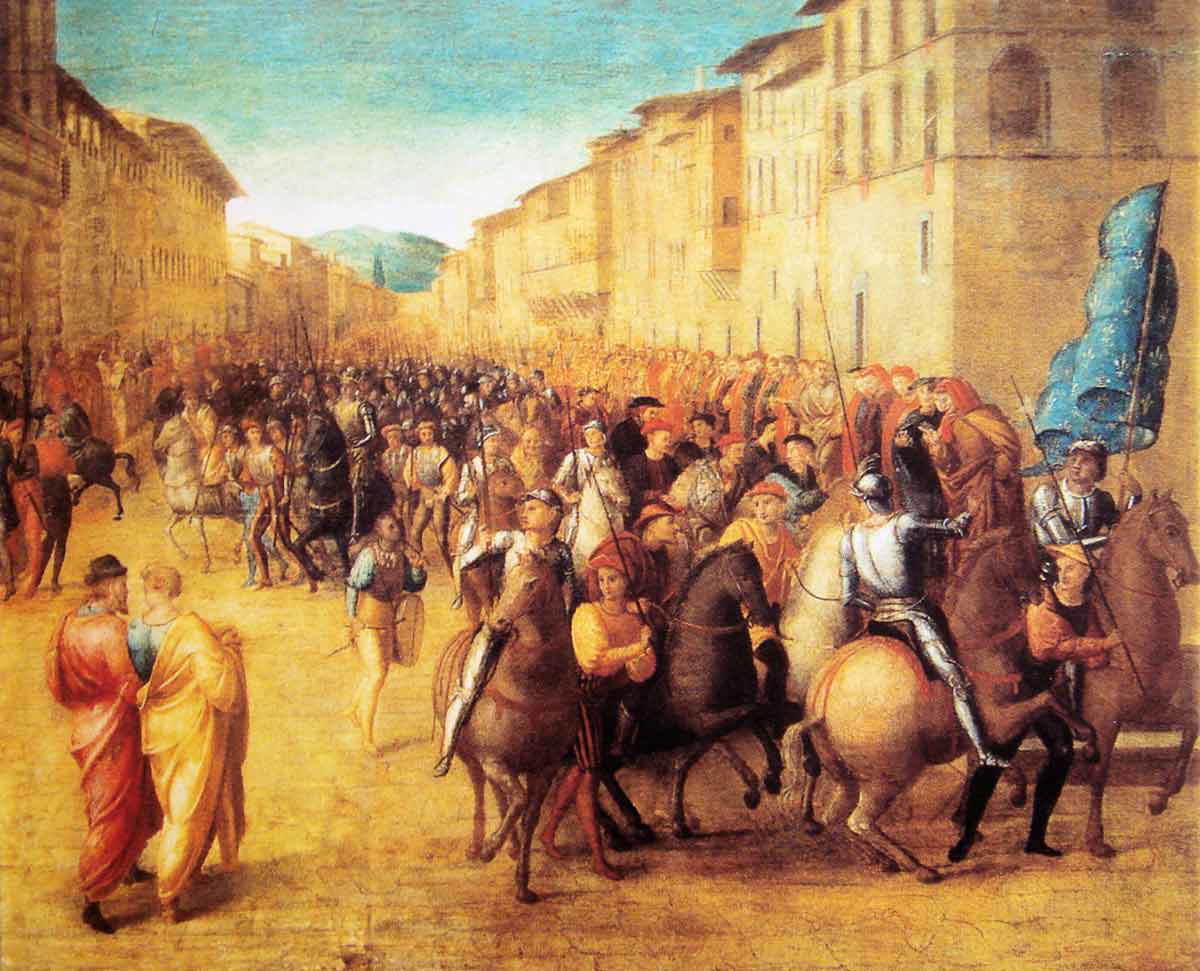 charles viii enters florence italian wars