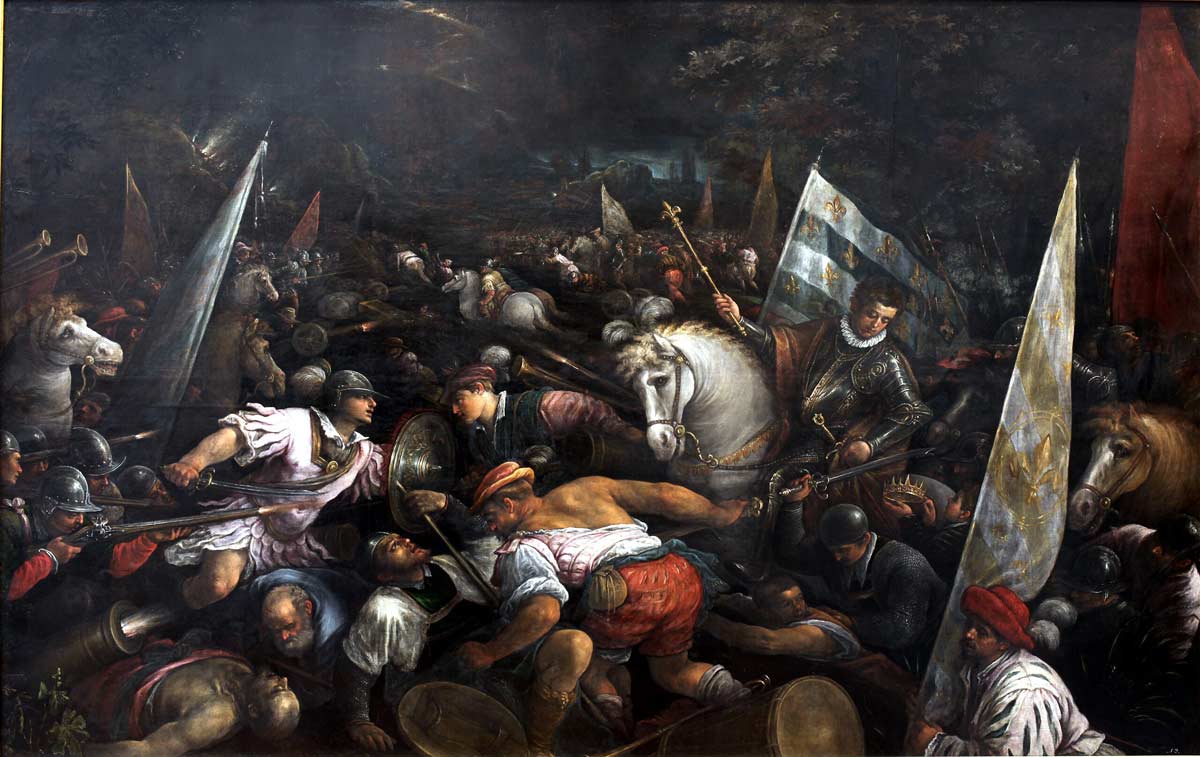 charles viii receiving crown naples italian wars