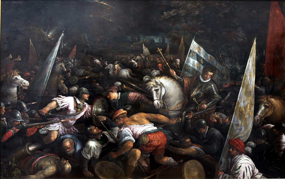 charles viii receiving crown naples italian wars