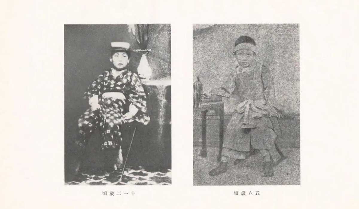 childhood photographs natsume sōseki 1870s