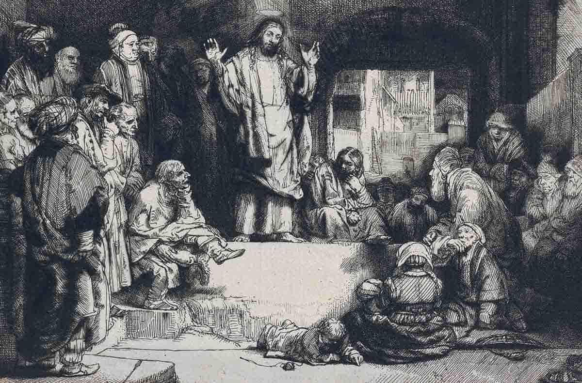 christ preaching tithes