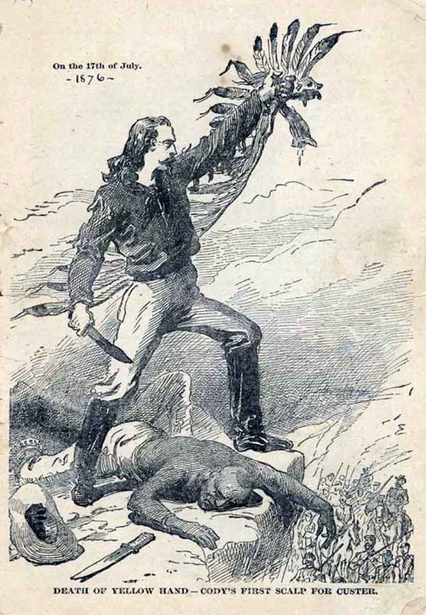 cody takes scalp for custer