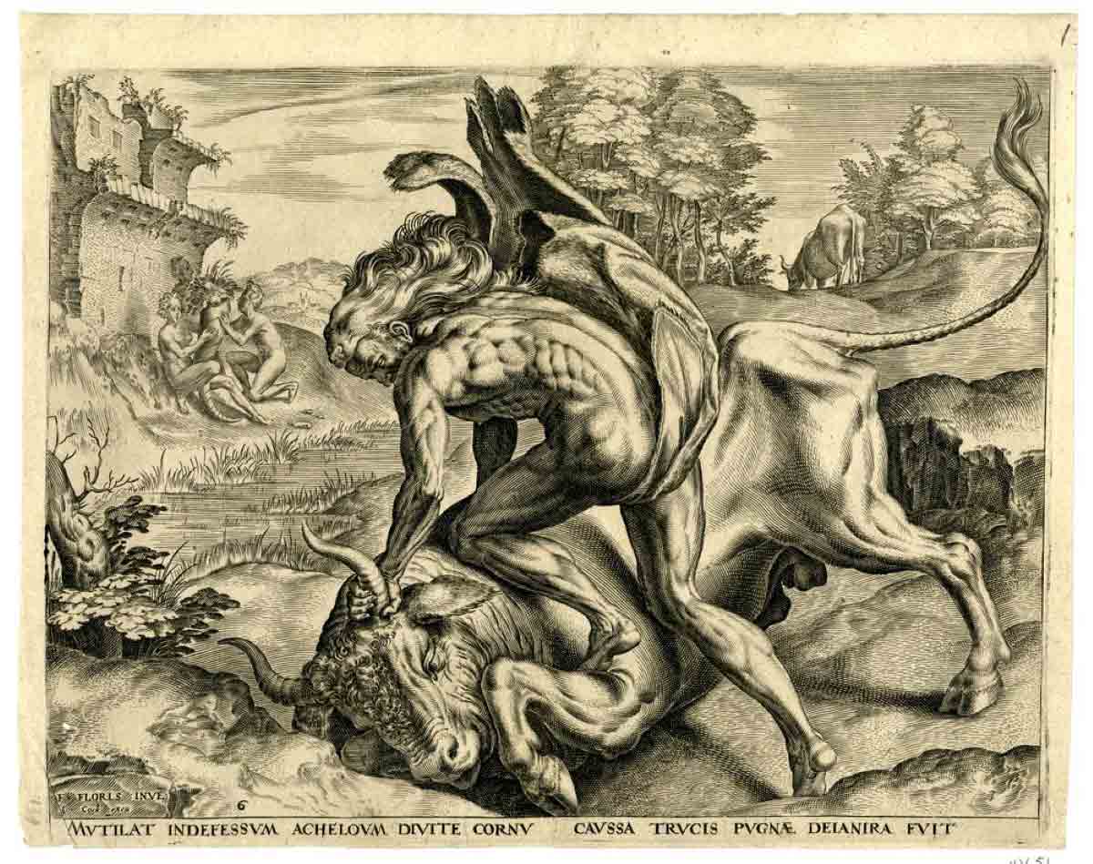 cort heracles struggling achelous print