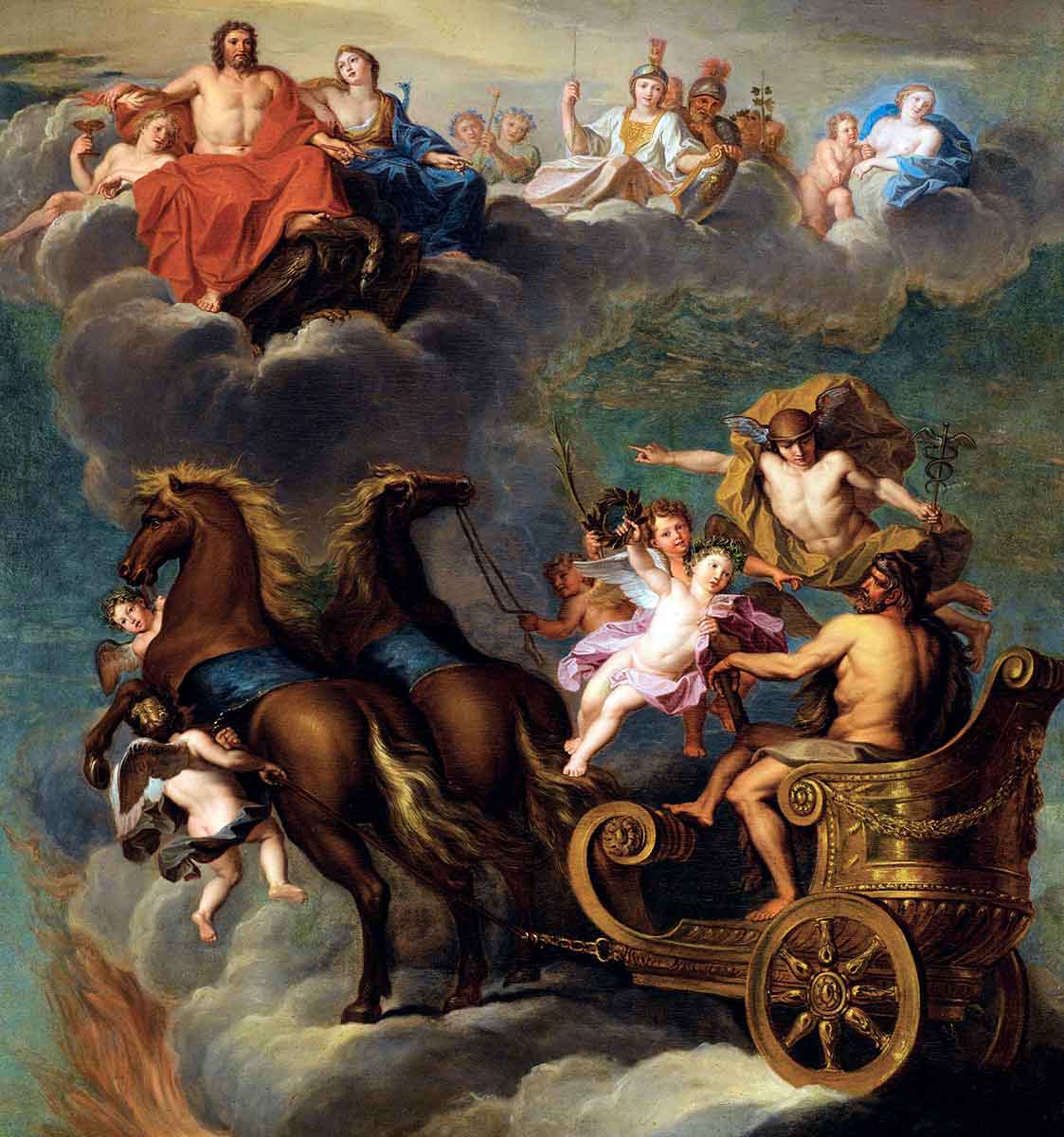 coypel apotheosis heracles painting