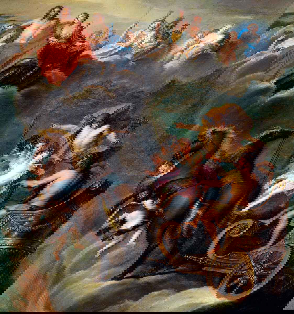 coypel apotheosis heracles painting