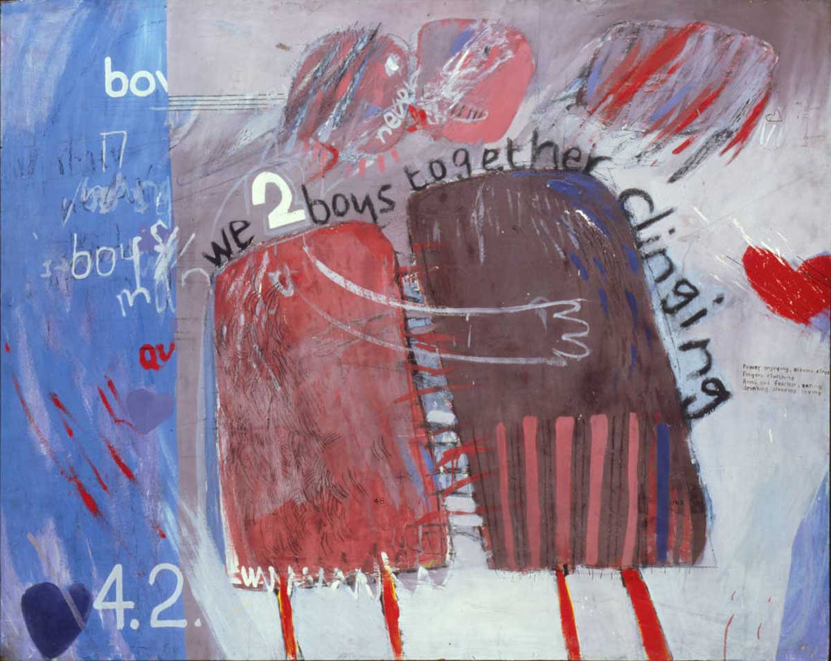 david hockney painting boys