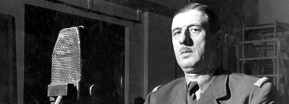 de gaulle first broadcast