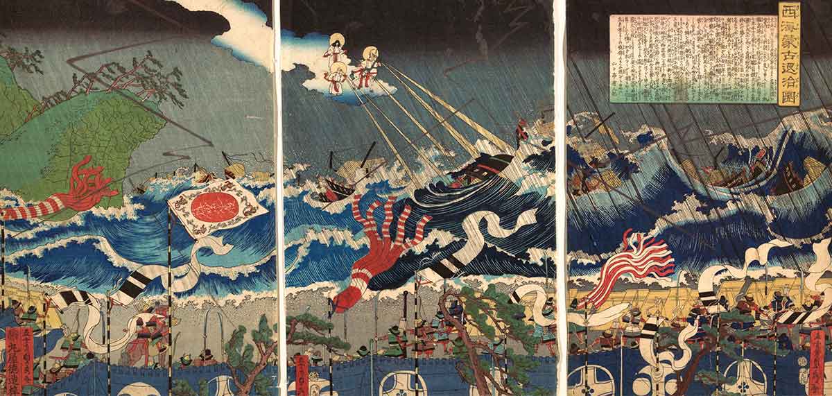defeat mongols western sea utagawa sadahide
