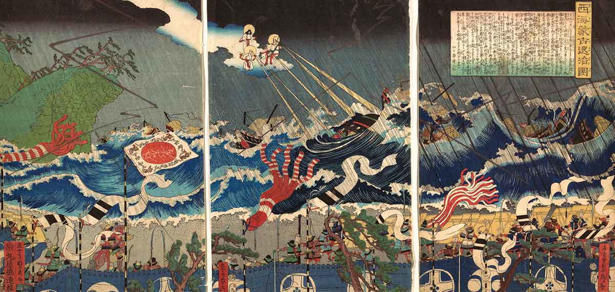 defeat mongols western sea utagawa sadahide