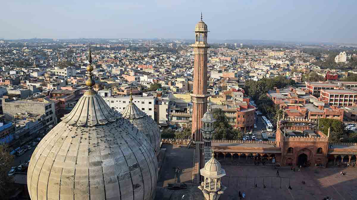 delhi skyline