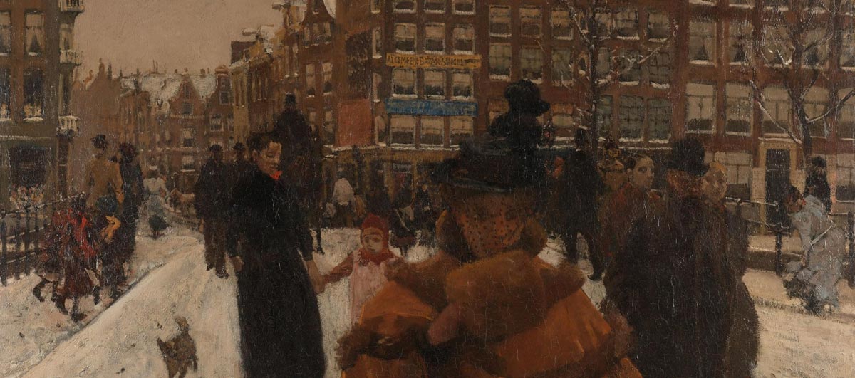 dutch modern artist breitner singel bridge
