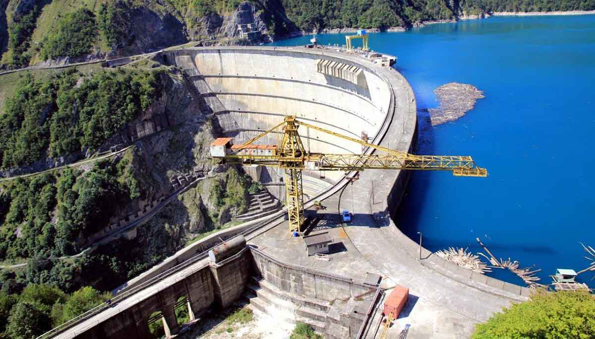 enguri dam svaneti georgia