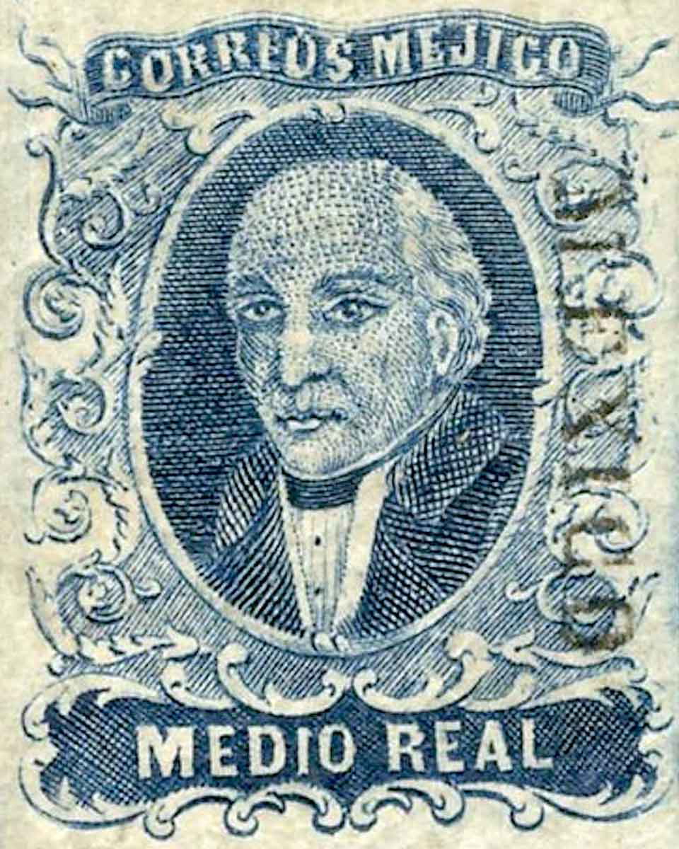 first mexican stamp miguel hidalgo