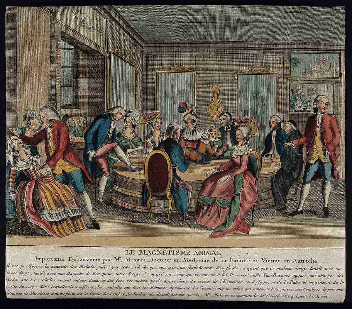 franz mesmer patients print