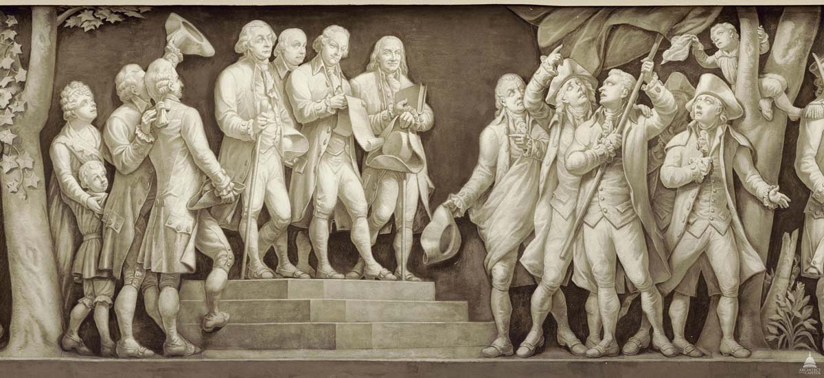 frieze declaration of independence read