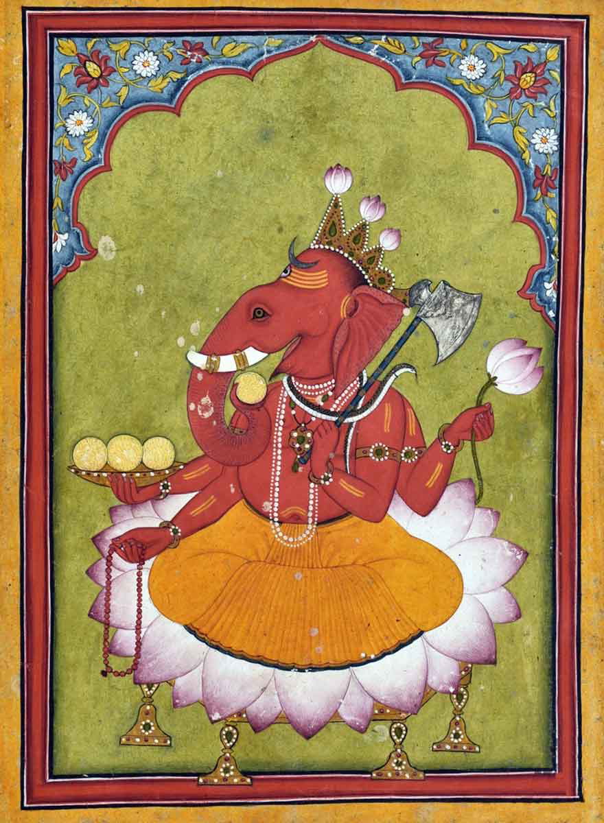 ganesh basohli miniature