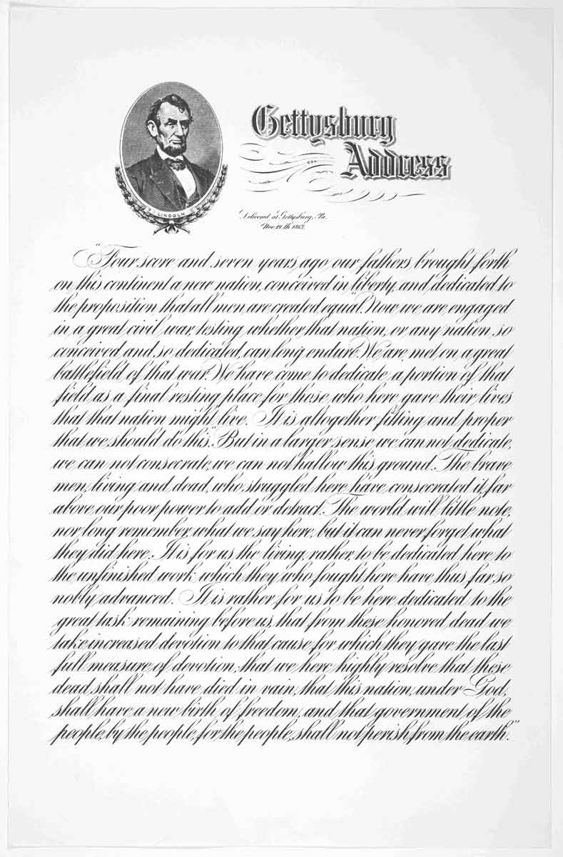 gettysburg address text