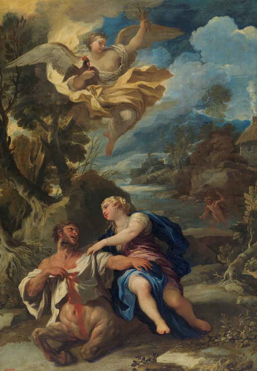 giordano death centaur nessus painting