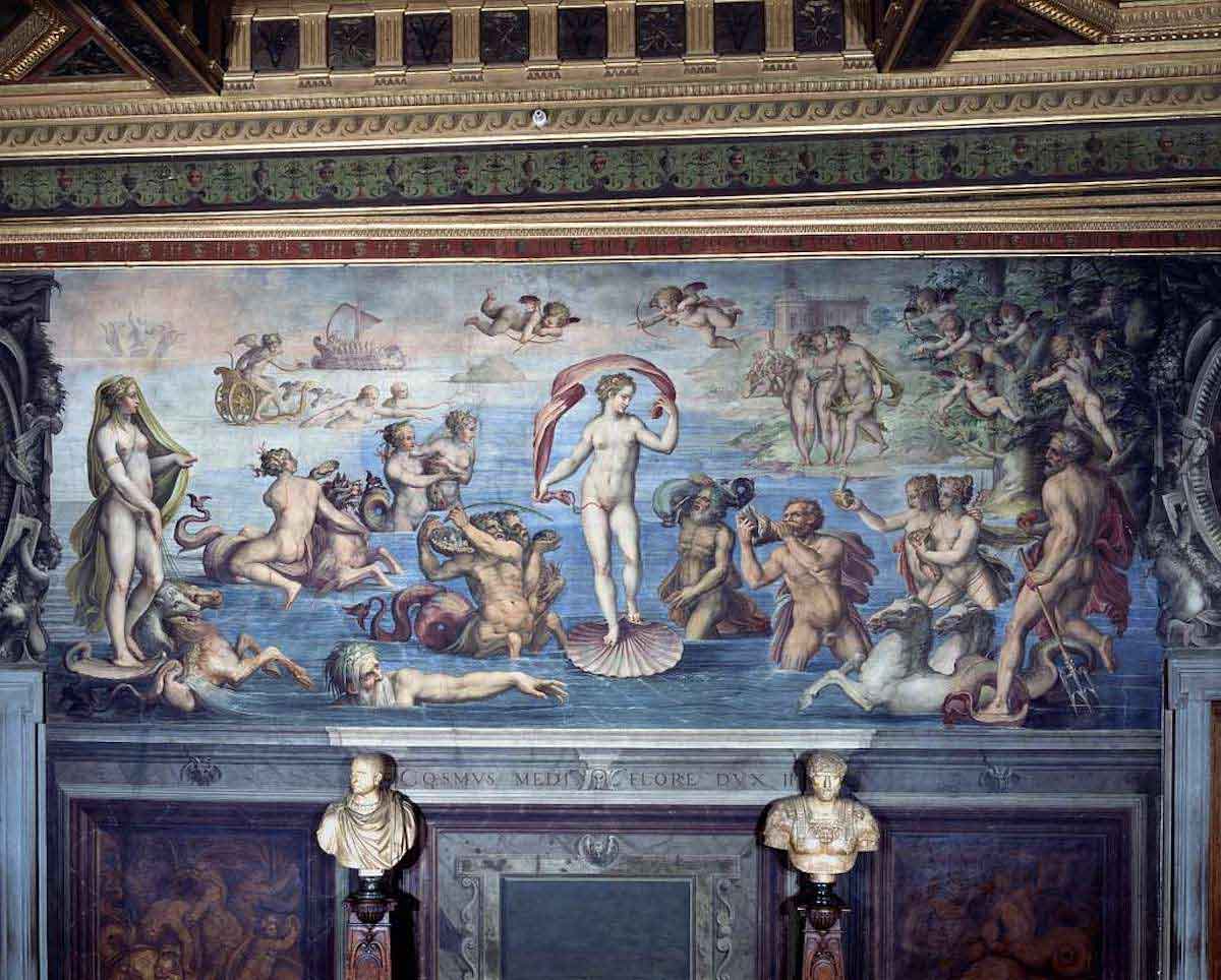 giorgio vasari elements room venus water