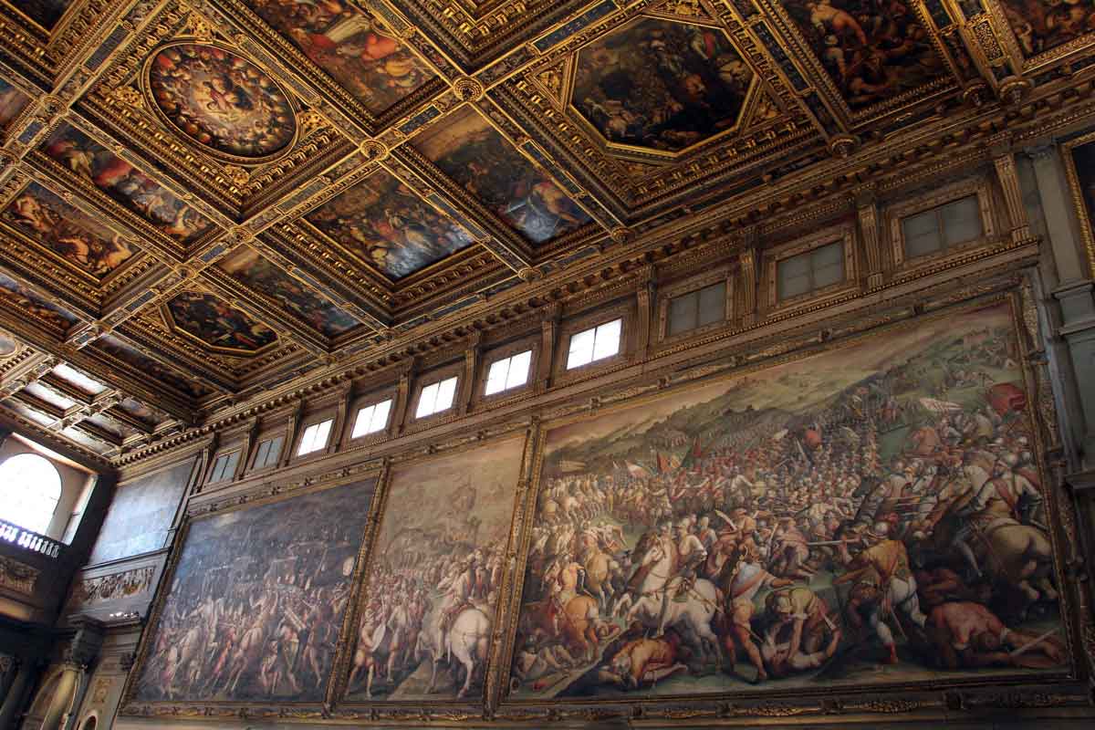 giorgio vasari hall hundred days palazzo vecchio