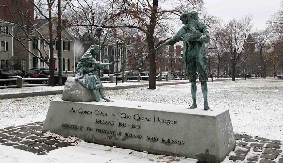 great hunger memorial in mass