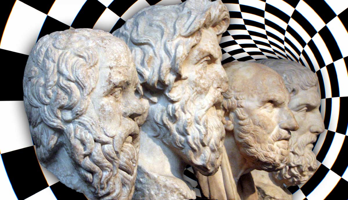 greek philosopher busts socrates antisthenes chrysippos epicurus