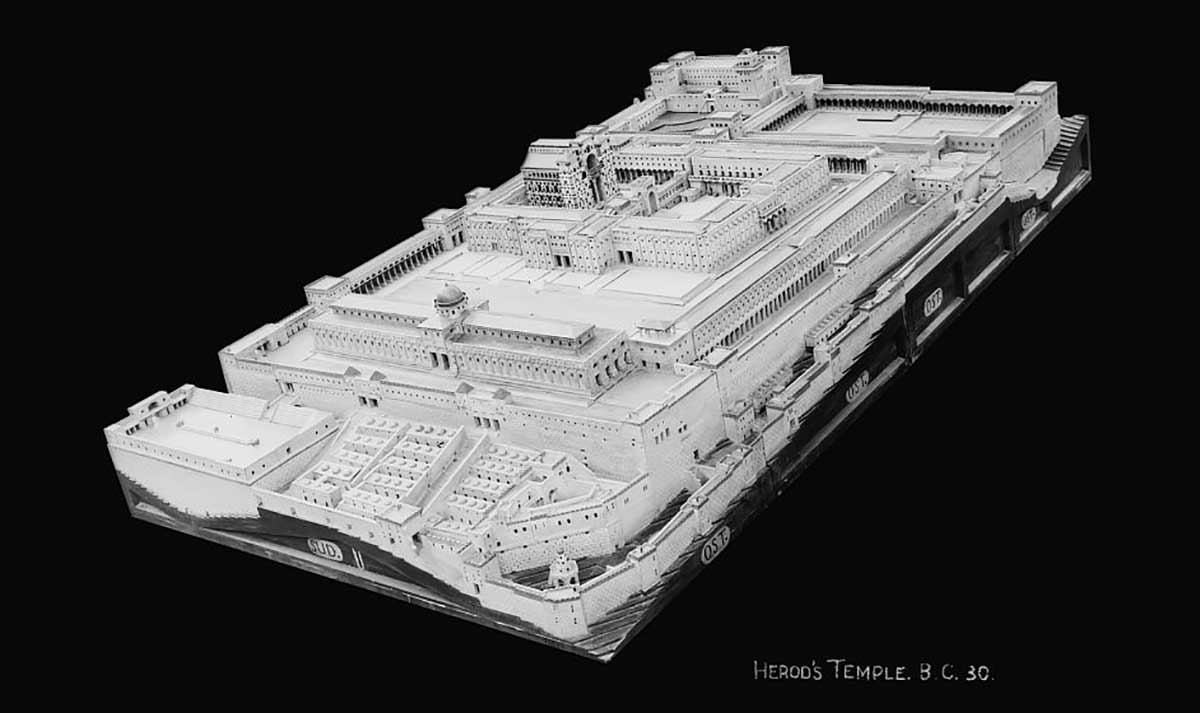 herod temple photograph