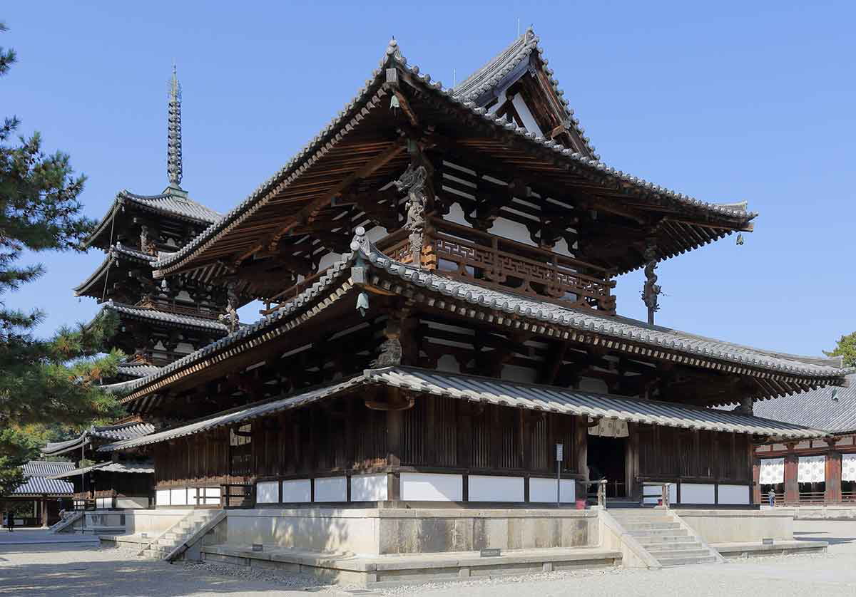 horyuji hall pagoda