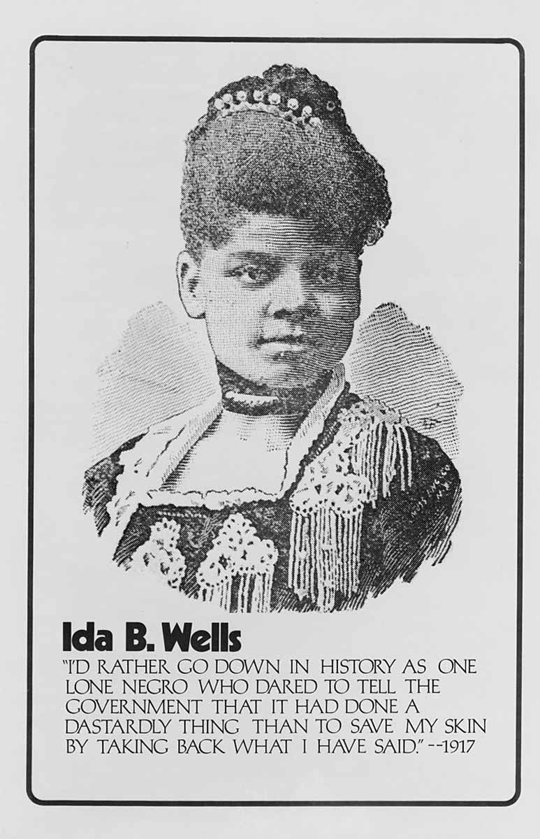 ida b wells quote poster