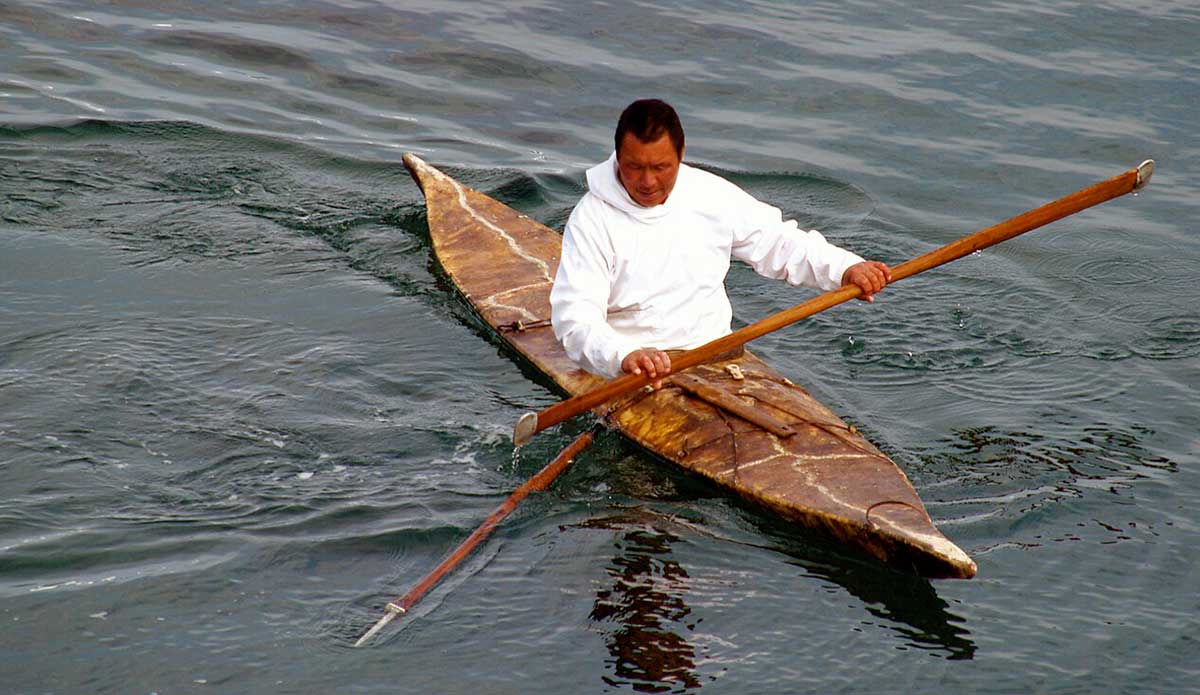 inuit man in kayak 2006