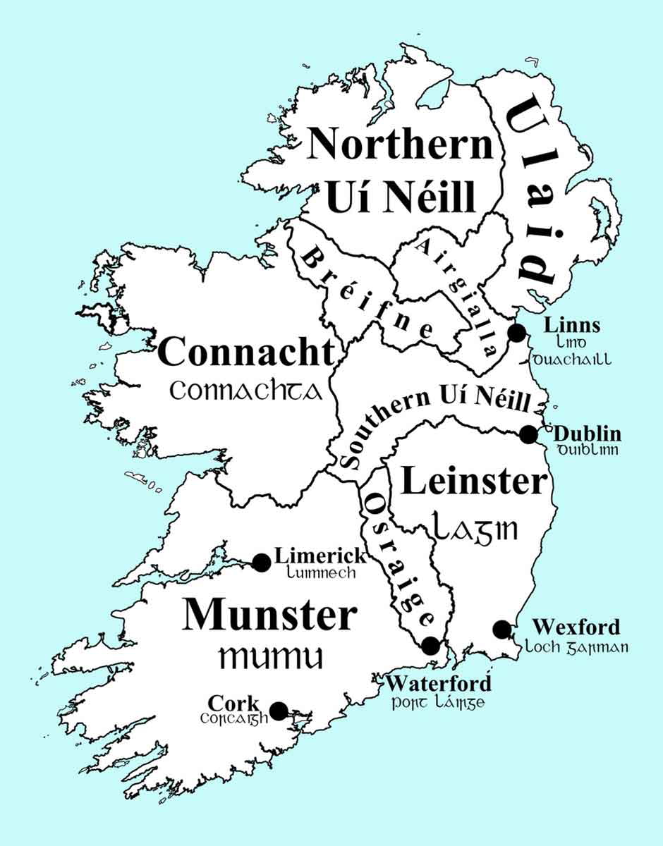 ireand map