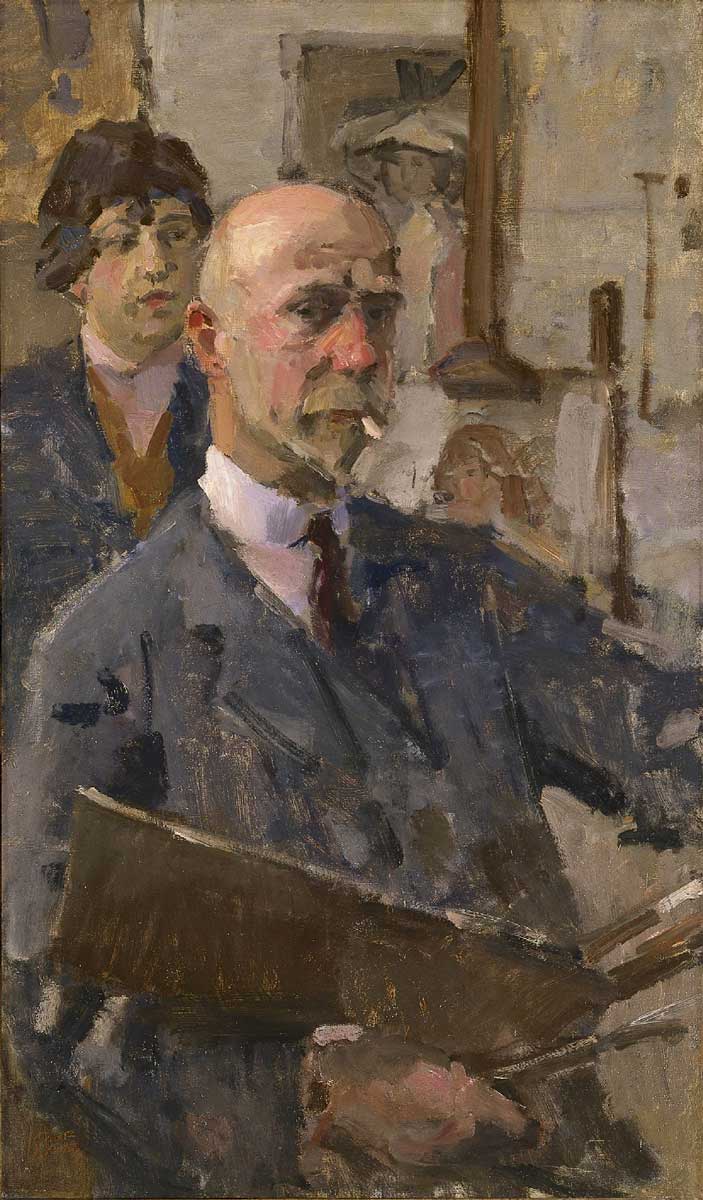 israels portrait with model in studio