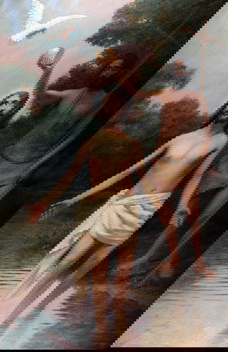 jesus baptism names of god