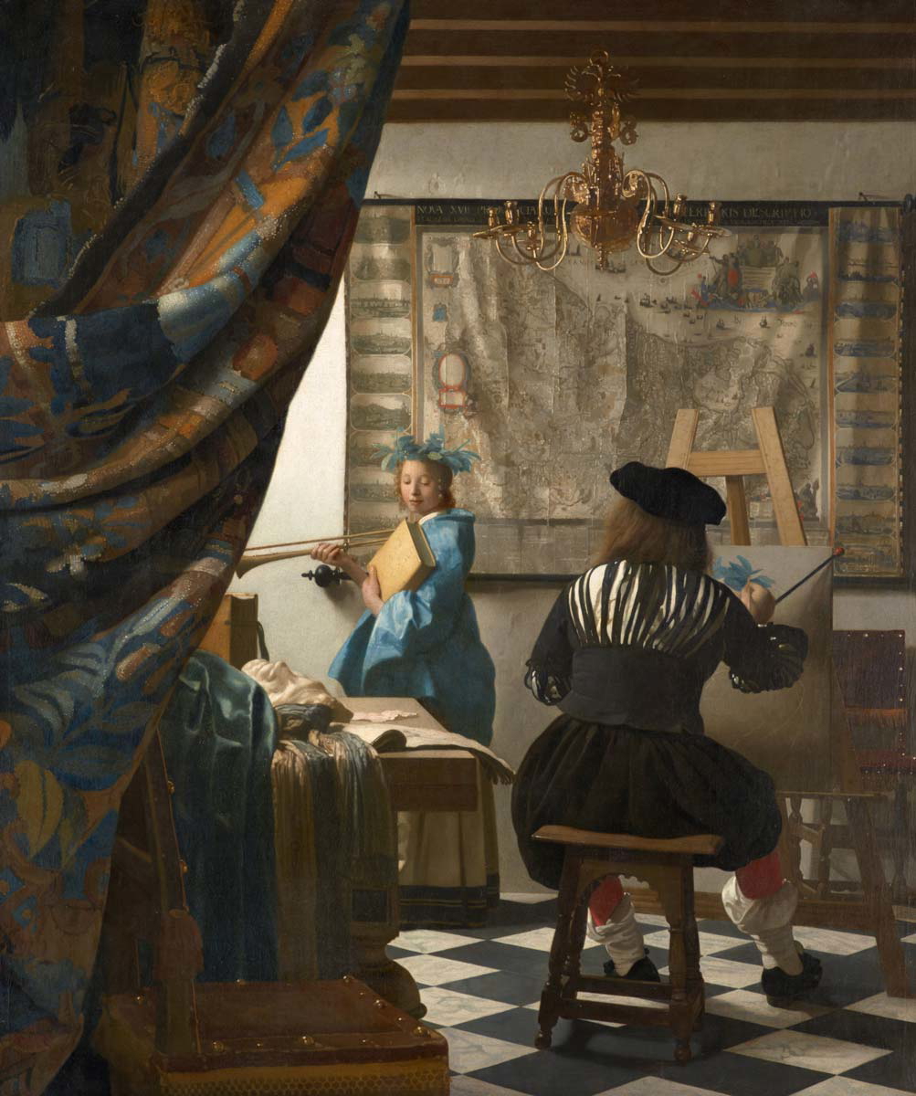 johannes vermeer art of painting