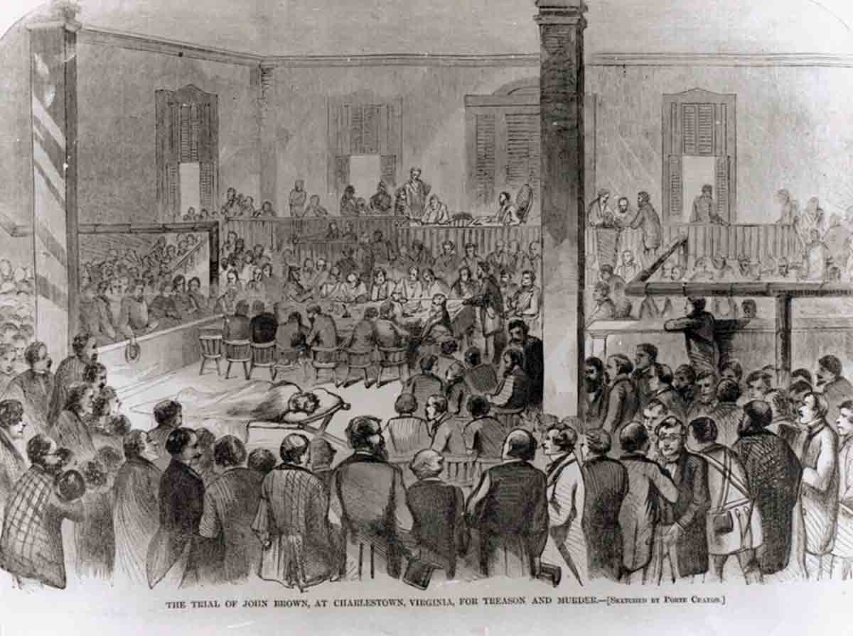 john brown on trial
