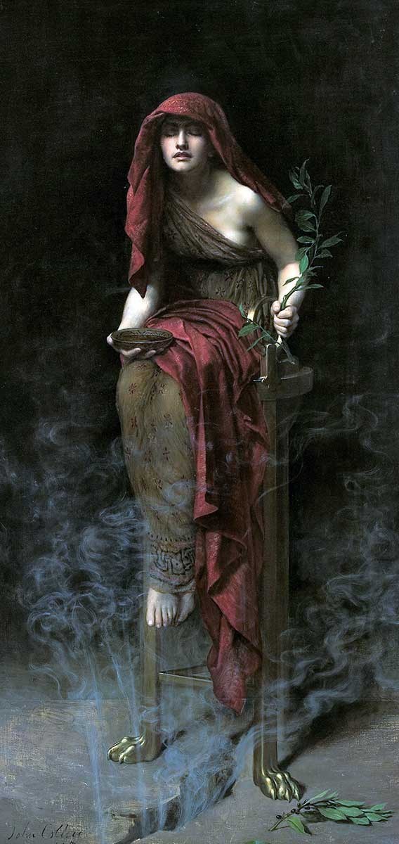 john collier priestess delphi