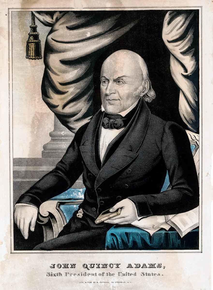 john q adams lithograph