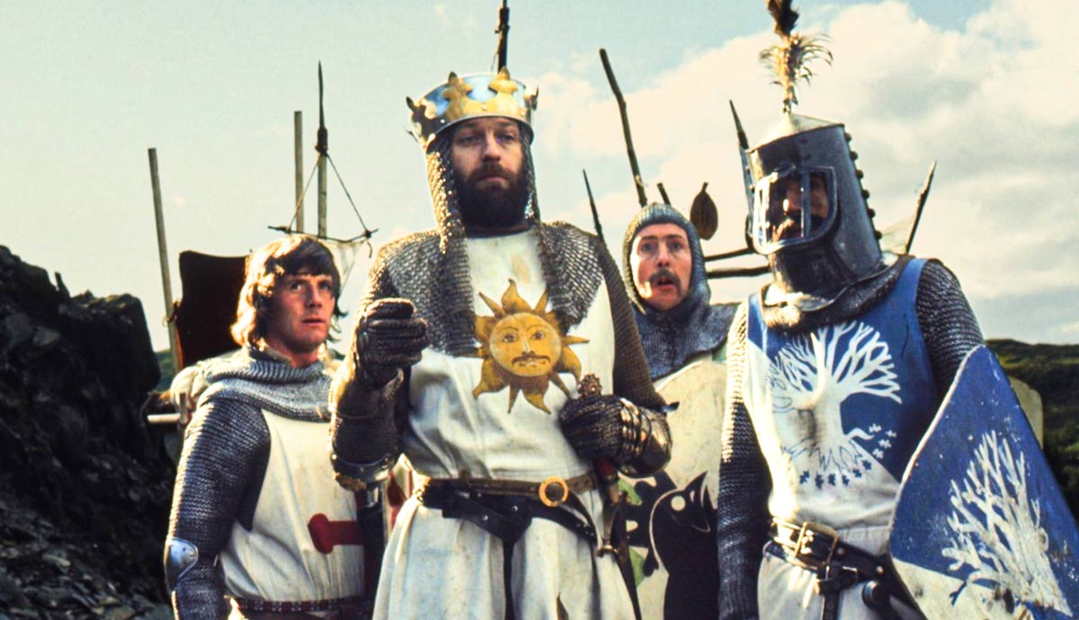 Movie still from Monty Python and the Holy Grail