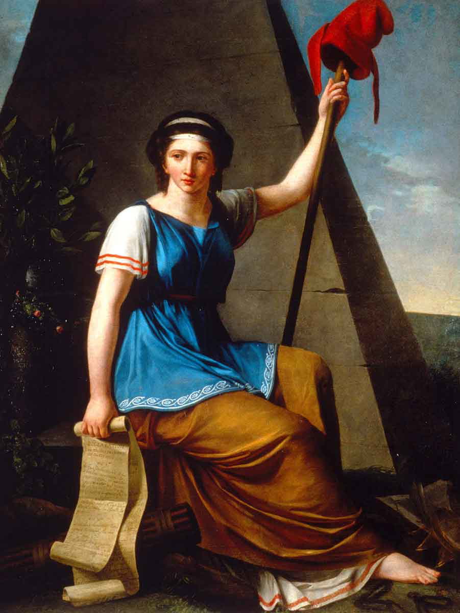 la liberty painting woman